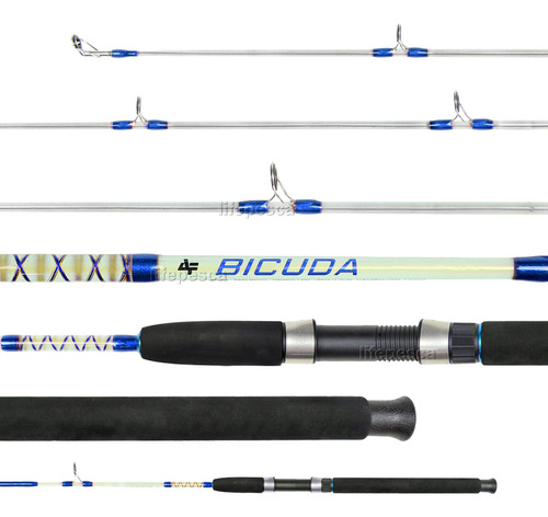 Vara Para Molinete Albatroz Bicuda (1,35m) 10-20lbs Cor Cor Azul