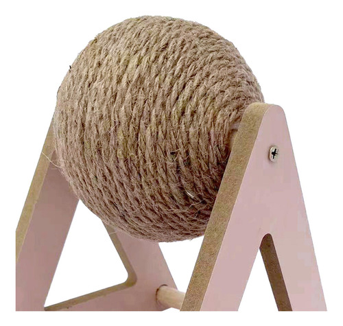 Cuerda Interactiva De Sisal Con Forma De Bola Giratoria Para