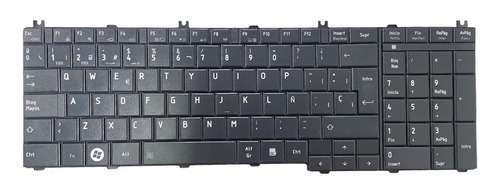 Teclado Toshiba Satellite C650 C655 L650 L655 L670 L675 L750