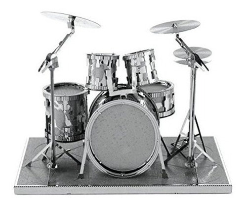 Fascinations Metal Earth Drum Set 3d Modelo De Metal Kit