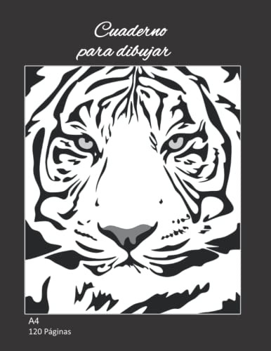 Tigre Cuaderno Para Dibujar: Cuadernos Grande Con Papel En B