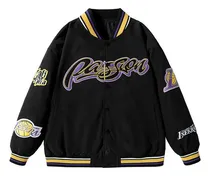Comprar Lakers Deportes Chaqueta Casual Uniforme De Béisbol [u]