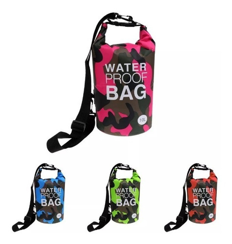 Bolsa Seca 10 Litros Waterproof Kayak Campismo Lancha