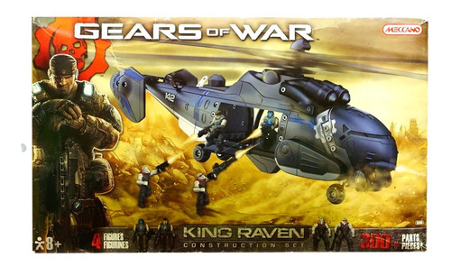 Meccano Gears Of War 3 King Raven Marcus Fenix & Carmine