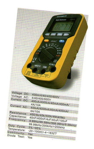 Multitester Digital Auto Rango Ts-5513 Uyus