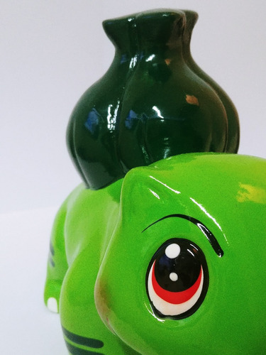 Imagen 3 de 9 de Alcancia Ahorrador Coleccionable Anime Pokemon Bulbasaur
