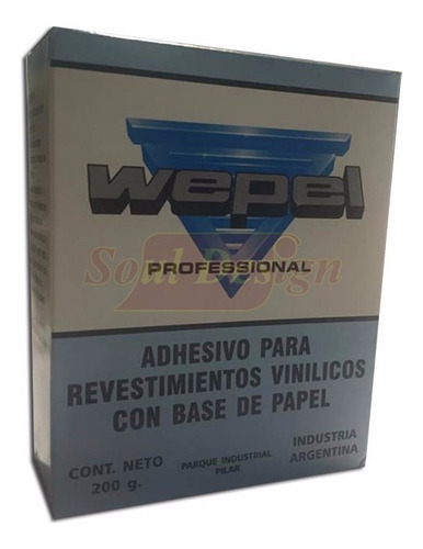 Imagen 2 de 8 de Adhesivo Wepel Para Papel En Polvo 200 Gr Pegamento Soul Me