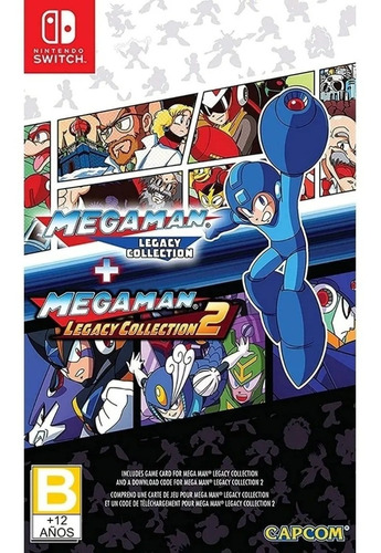 Megaman Legacy Collection 1 + 2 Fisico Nuevo Nintendo Switch