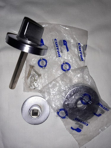 Pomo Juego Llavín De Baño Currao Acerado Plateado (Usado)