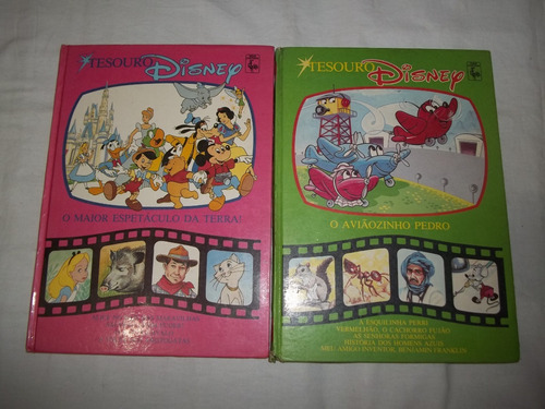 2 Livros Tesouro Disney Maior Espetáculo Aviãozinho Pedro