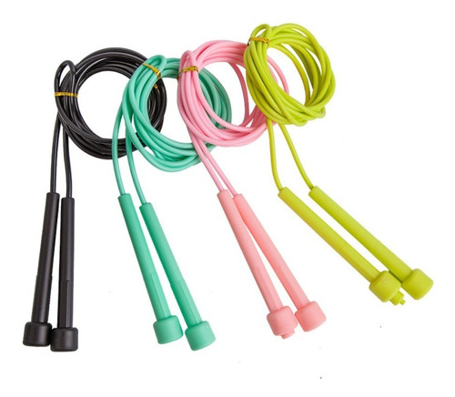 Imagen 1 de 6 de Pack 4 Cuerda Para Saltar Cardio Crossfit Deporte Ejercicios