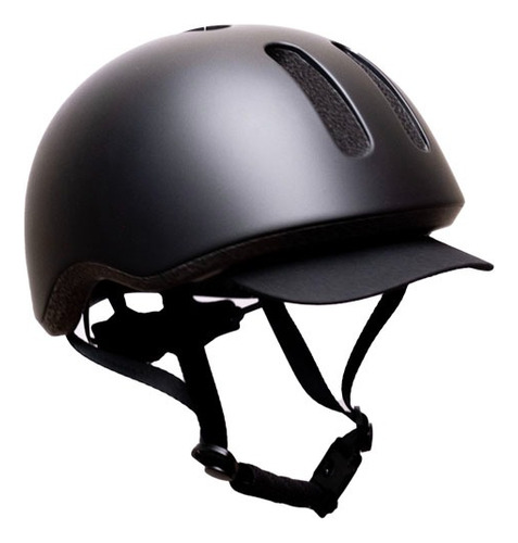 Casco Bicicleta Negro Presidente Certificado Magnético Viser