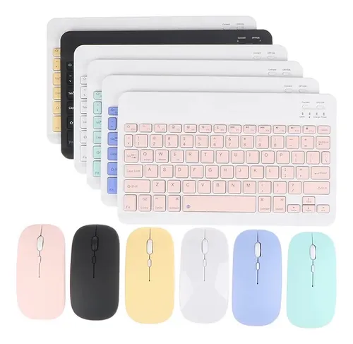 Kit teclado y mouse bluetooth sale