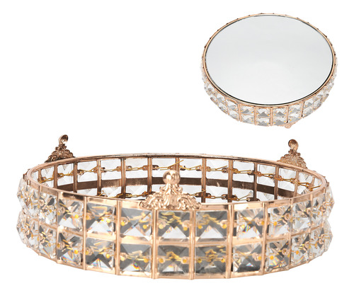 Soporte Para Tartas Con Espejo De Cristal Para Bandejas De P