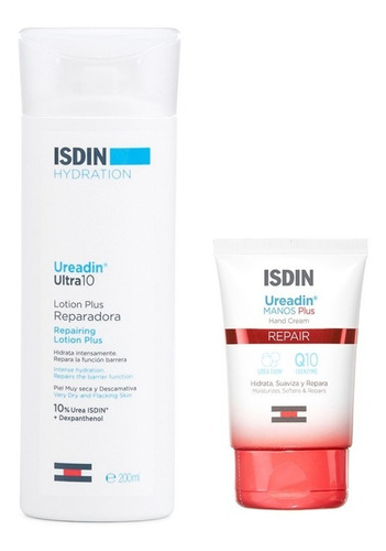 Isdin Combo Ureadin Ultra10 Loción Plus + Ureadin Hand Cream