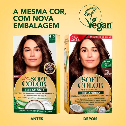 Coloração Soft Color 415 Cappuccino Wella