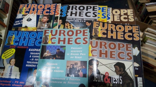 Revista Francesa Europe Echecs Ajedrez 2000-2001 3 Ejemplare