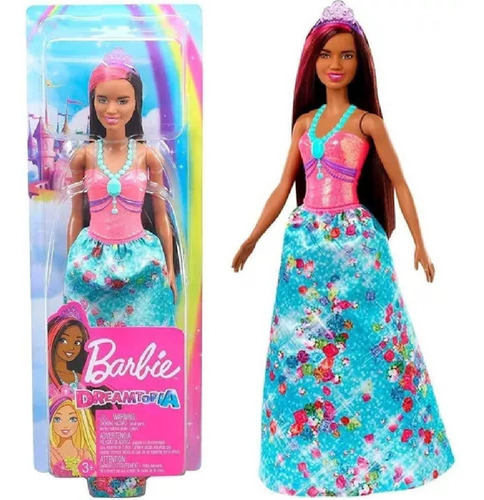 Boneca Barbie Dreamtopia Vestido Floral Da Mattel Gjk12