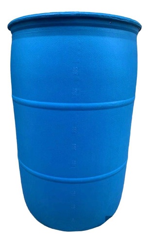 Bote Contenedor Tambo De Plástico Azul - 200lt (Reacondicionado)