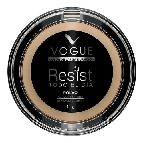 Imagen 1 de 3 de Polvo Compacto Vogue Resist X 14g