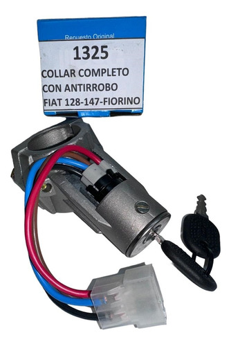  Cilindro Antirrobo C/ Collar Completo Fiat 128-147 Fiorino