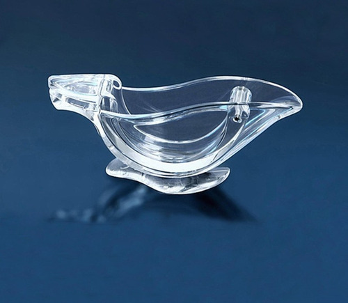 Pajarito Acrílico Cristal Exprimidor Cítricos Manual (3pzas)