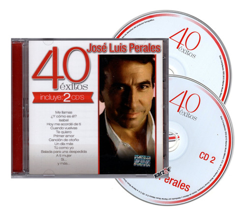 Jose Luis Perales 40 Exitos 2 Discos Cd Versión del álbum Estándar