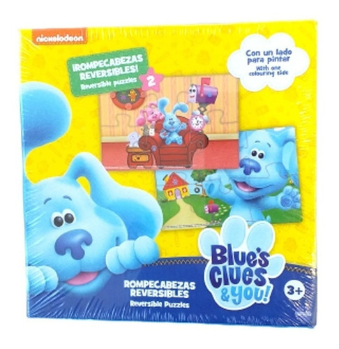 Blue Clues  Puzzle Reversible Rompecabezas Pistas Blue Pinta