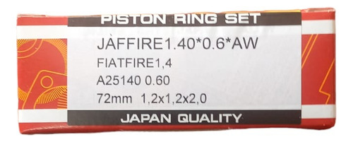 Juego Aros Fiat Fire 1.4 8v Std/06 Cromo