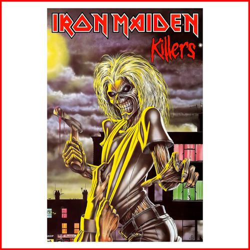 Poster Iron Maiden Eddie Edward The Head - Killers - 90x60cm