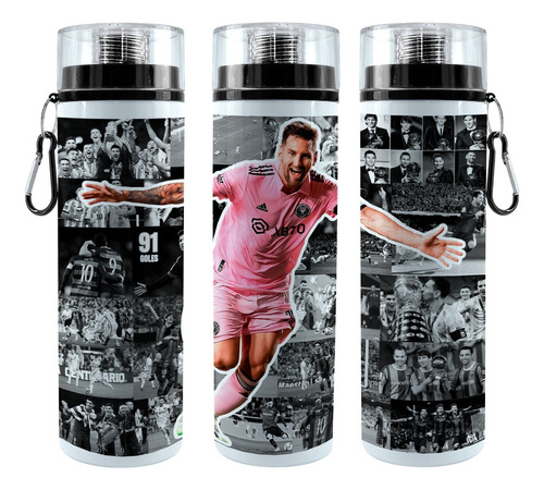 Cilindro Deportivo De Messi Inter Miami 750 Ml