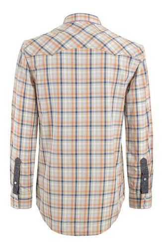 Imagen 2 de 6 de Camisa Vaquera Wrangler Hombre Manga Larga G11