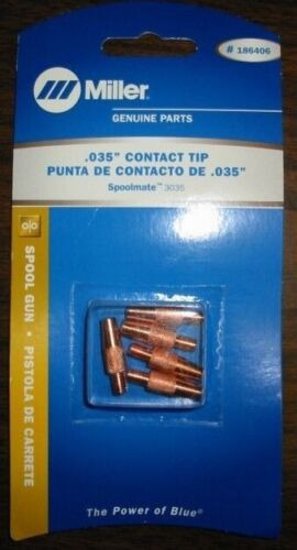 Miller Genuine .035  Contact Tips For Spoolmate 3035 - Q Mmk