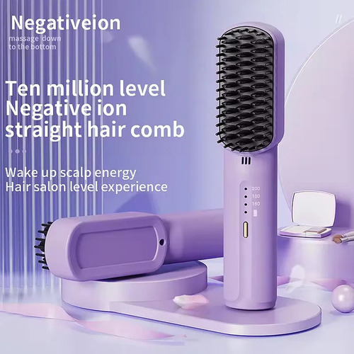Cepillo Alisador Eléctrico, Cepillo Alisador De Cabello