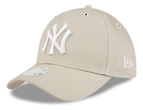 Gorra New Era New York Yankees 940 Ajustable Mujer-beige