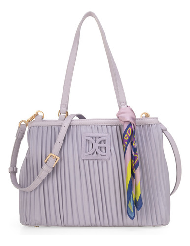 Bolsa Satchel Cloe Banyla Grande Color Lila