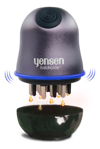 Masajeador Capilar Yensen Con Vibración Caída Cabello Color Gris