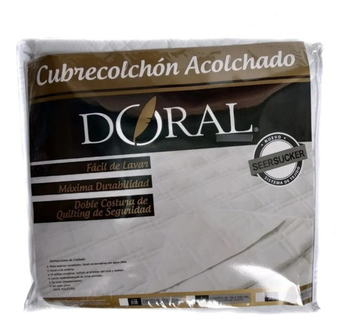 Cubrecolchón Premium Tamaño King Doral Seersucker