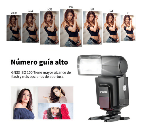 Godox Tt520 Flash Speedlite P/cámara Con Transmisor Disparo
