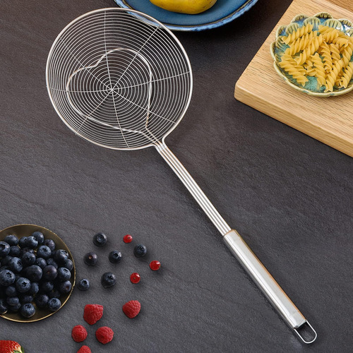 Cuchara De Skimmer De Colador Eisinly Para Cocinar Y Freír,