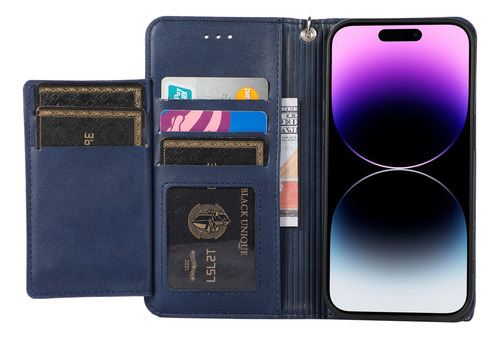 Funda Para Samsung Galaxy A7 2018/ A8 2018/ J4 2018, Funda Tipo Cartera Con Cierre, Correa Para La Muñeca, Función Atril