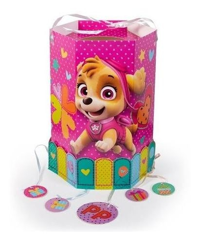 Piñata Hexagonal Paw Patrol Skye Argos