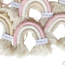 Comprar Arcoiris Macrame Souvenir Nacimiento Primer Añito Bautismo 
