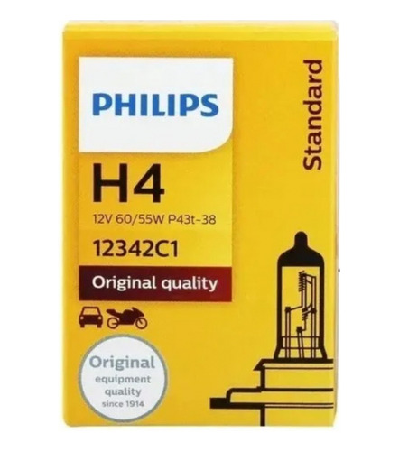 Lampada Farol Milha Saveiro Cross G5 2009 A 2012 H4 Philips