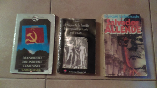 Libros De Karl Marx Y Engels Manifiesto Propiedad Marxismo