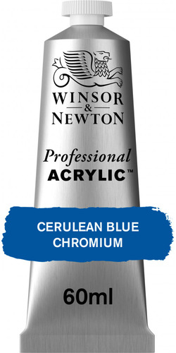 Tinta Acrílica W&n Prof 60ml S4 Cerulean Blue Chromium