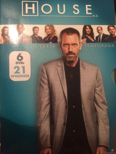 Dvd House - Série Médica - Dr. Gregory House - 6ª Temporada