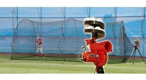 Imagen 4 de 6 de Jaula De Bateo Heater Tejido Nylon Béisbol 6.7mts De Largo