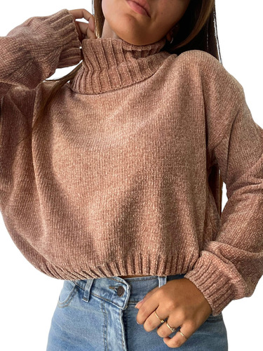 Polera Buzo Sweater Chenille Abrigo