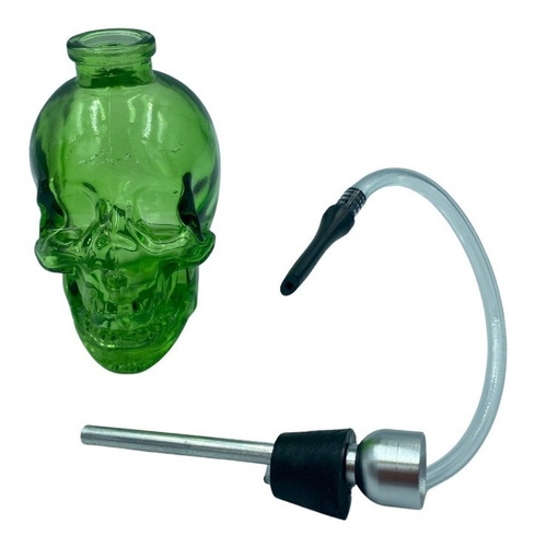 Bong Pipa Calavera Mini Vidrio Pyrex